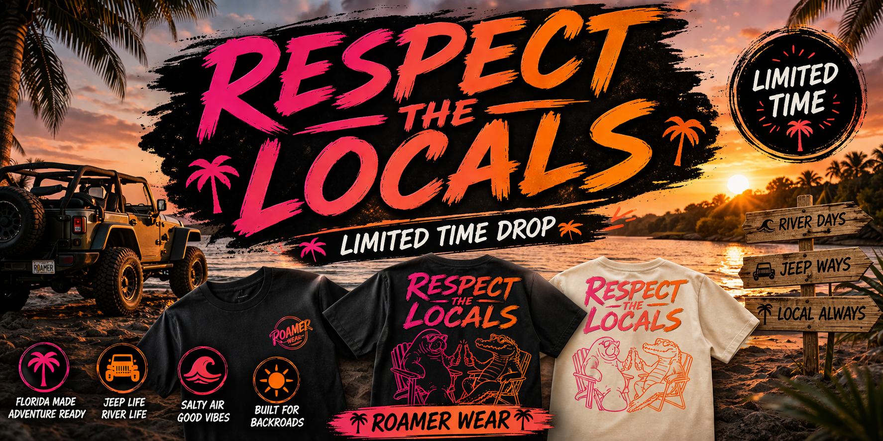 Limited Drop — Respect the Locals