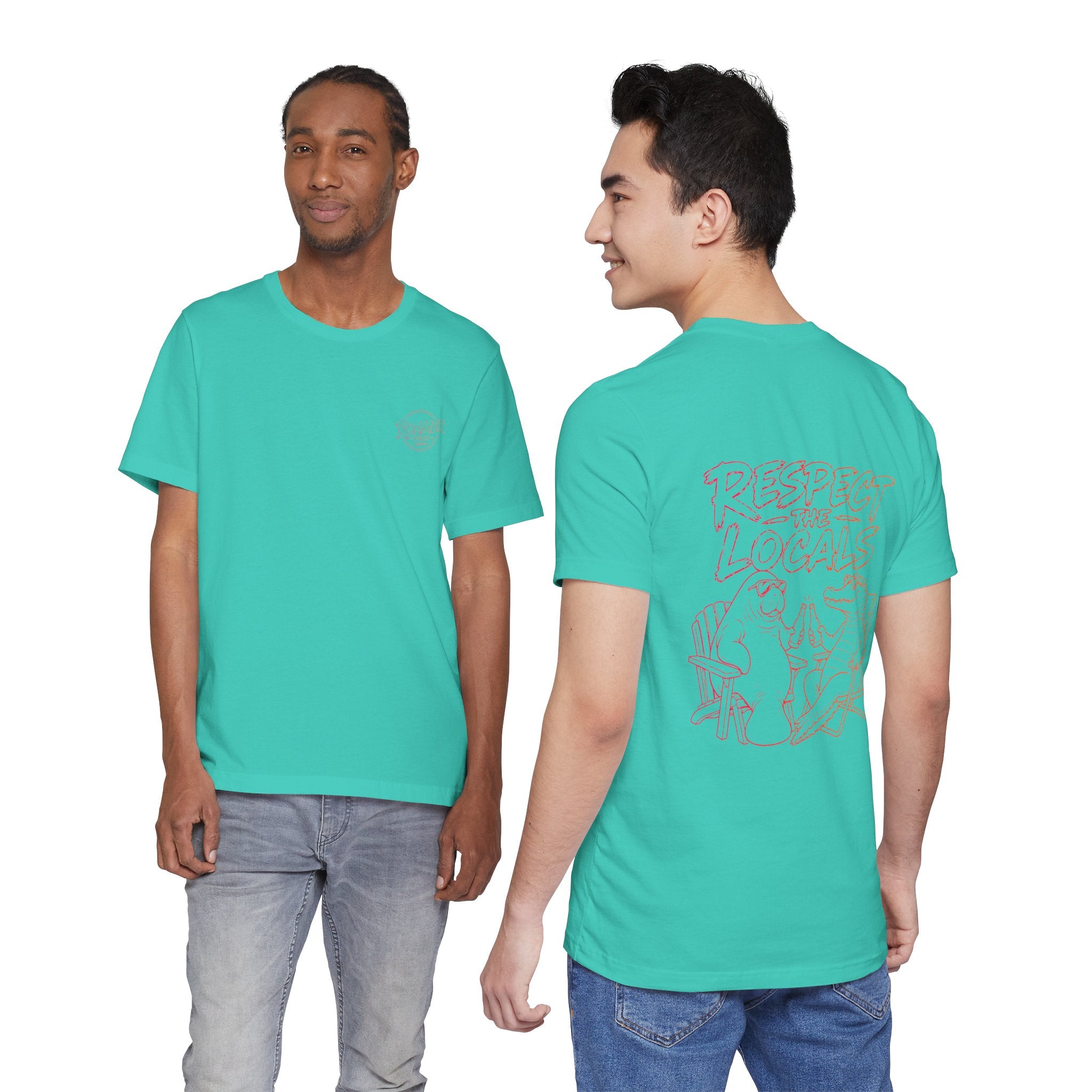 Respect The Locals Tee — Casual Graphic Short Sleeve Shirt
