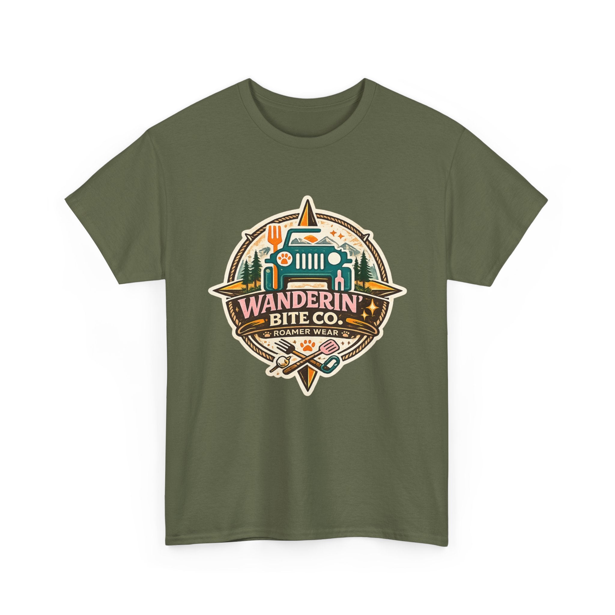 Wanderin' Bite Co. Vintage Food Truck T-Shirt